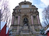 Tag 1 29.12.2022 Paris Silvesterreise, Fontaine St. Michel