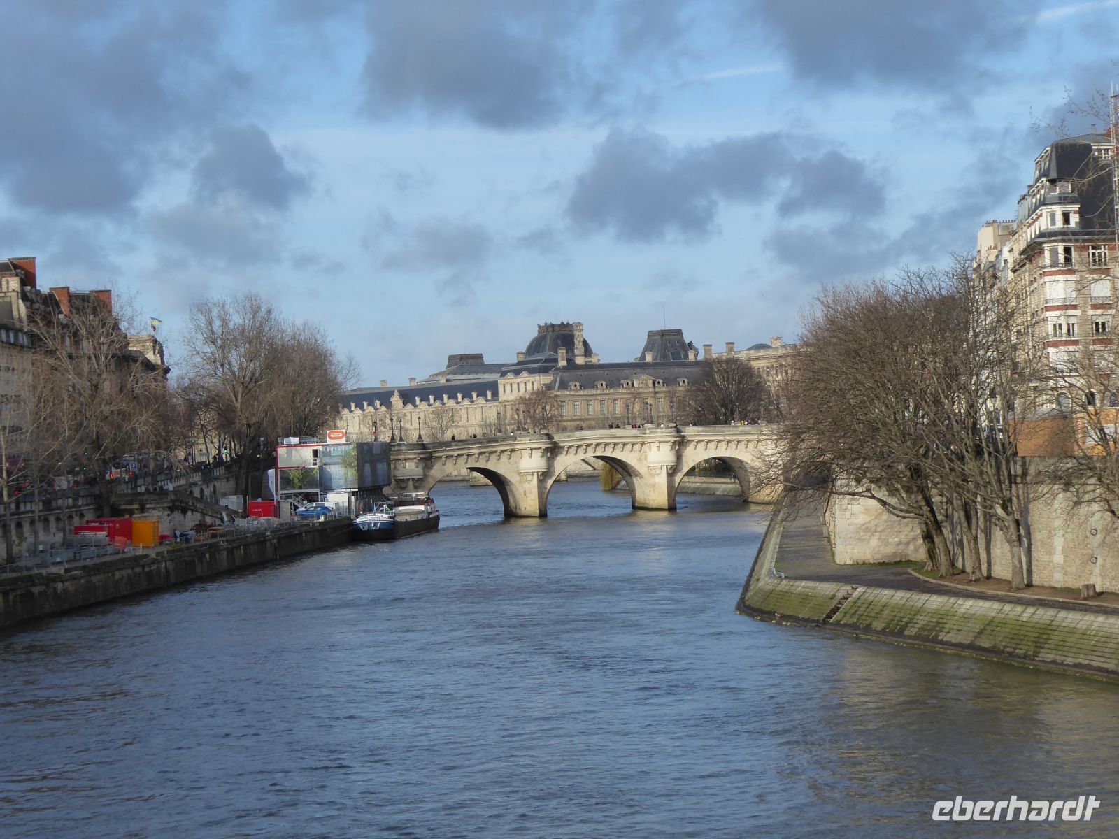 Tag 1 29.12.2022 Paris Silvesterreise, Seine
