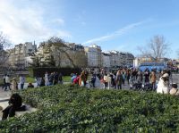 Tag 1 29.12.2022 Paris Silvesterreise, Vorplatz von Nôtre Dame