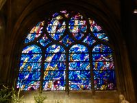 Tag 1 29.12.2022 Paris Silvesterreise, St. Séverin, Glasfenster von Jean Bazaine