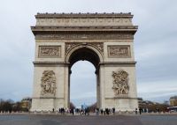 Tag 4 01.01.2023 Paris Silvesterreise, Arc de Triomphe