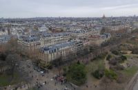 Tag 4 01.01.2023 Paris Silvesterreise, Blick vom Eiffelturm