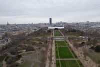 Tag 4 01.01.2023 Paris Silvesterreise, Blick vom Eiffelturm