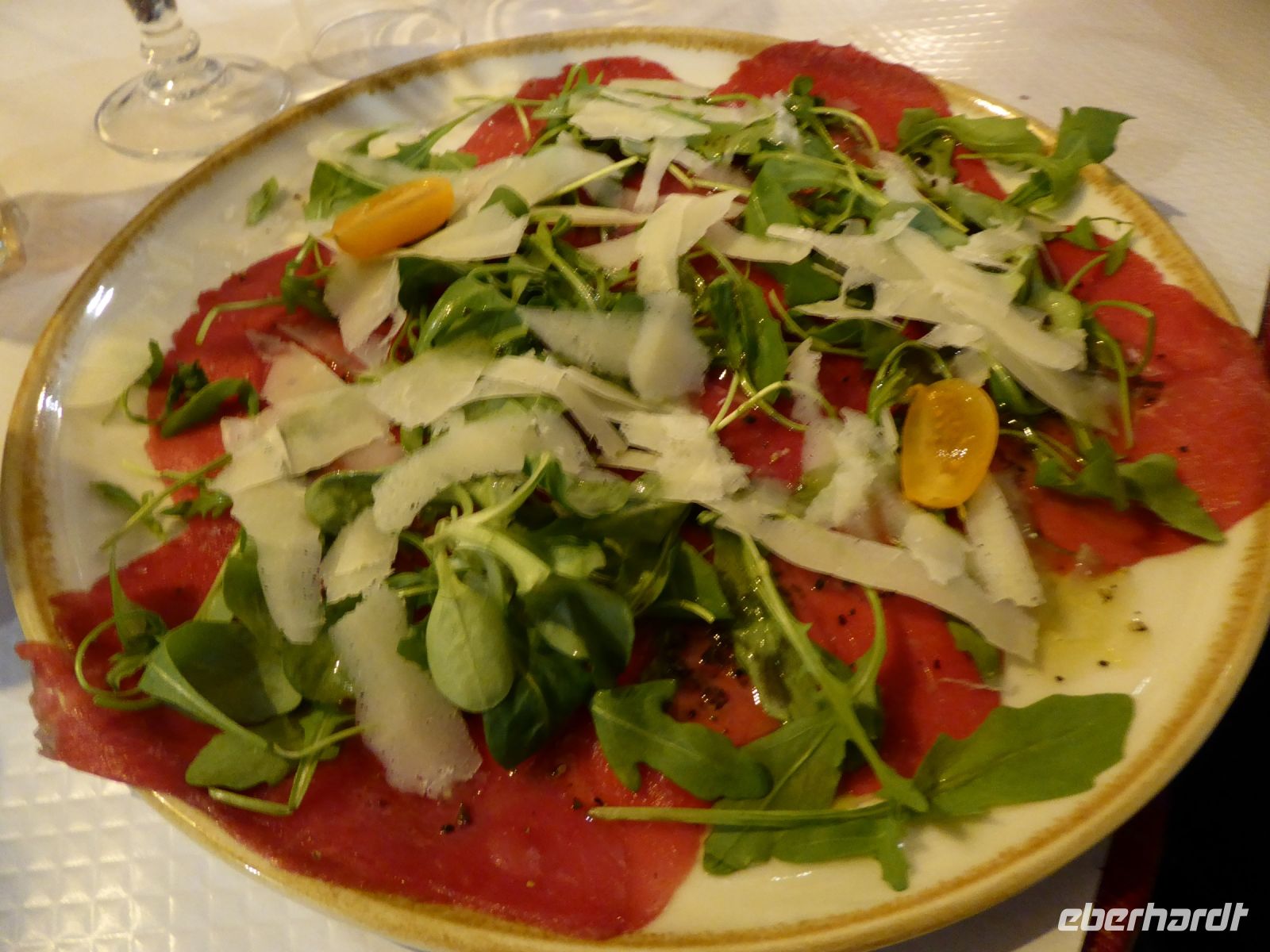 Tag 4 01.01.2023 Paris Silvesterreise, Carpaccio im Vieux Bistrot