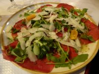 Tag 4 01.01.2023 Paris Silvesterreise, Carpaccio im Vieux Bistrot