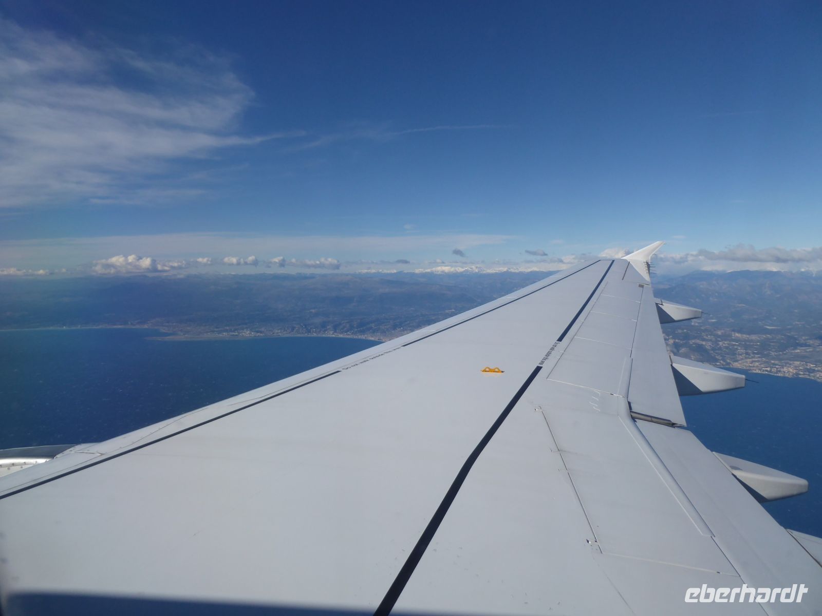 Tag 1 Anflug auf die Bucht von Nizza