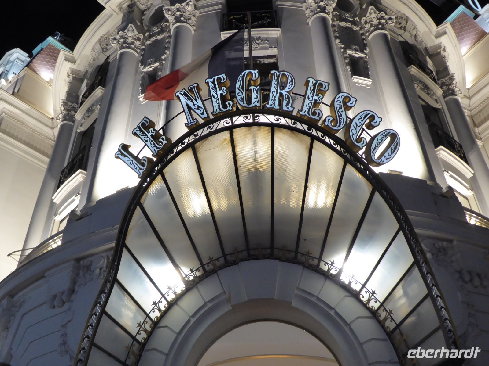 Tag 1 Le Negresco, Hoteleingang