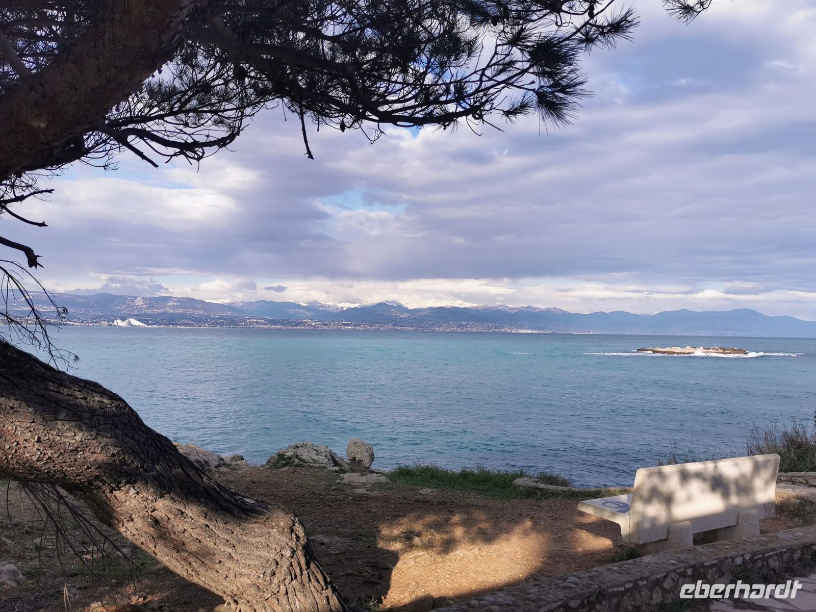 Tag 2 Rundfahrt Cap d´Antibes, Blick auf die Seealpen