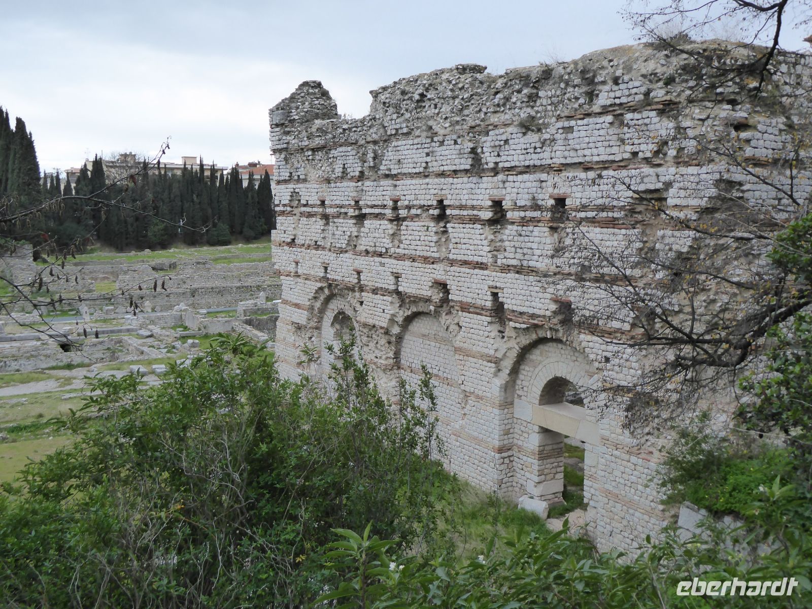 Tag 2 Stadtrundfahrt Nizza, Cimiez, römische Ausgrabungen
