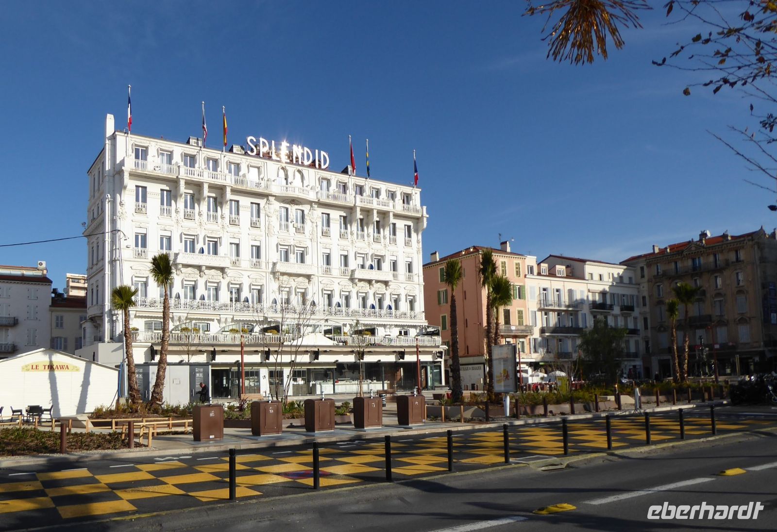 Tag 3 Cannes, Spaziergang entlang der Croisette, Hotel Splendid