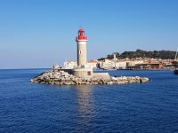 Einfahrt zum Hafen von Saint-Tropez