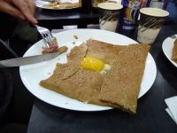 Tag 1 06.04.2023  Entdeckerspaziergang Rive Gauche, original bretonische Galette