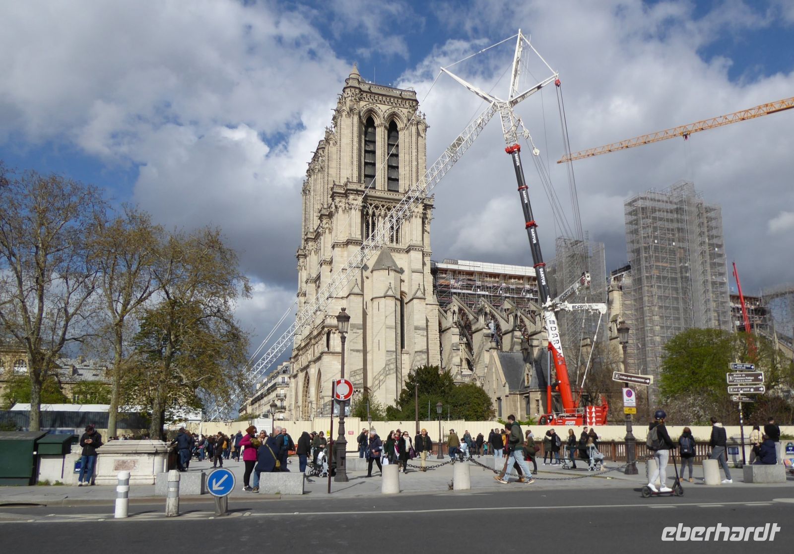 Tag 1 06.04.2023  Entdeckerspaziergang Rive Gauche, Nôtre Dame