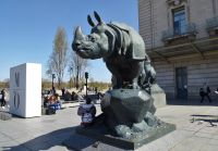 Tag 3 08.04.2023 Musée d´Orsay, Rhhinoceros, Alfred Jacquemart, 1878