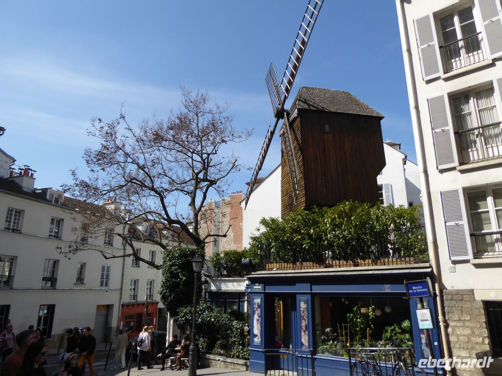 Tag 4 09.04.2023 Entdeckerrundgang über den Montmartre, Moulin de la Galette