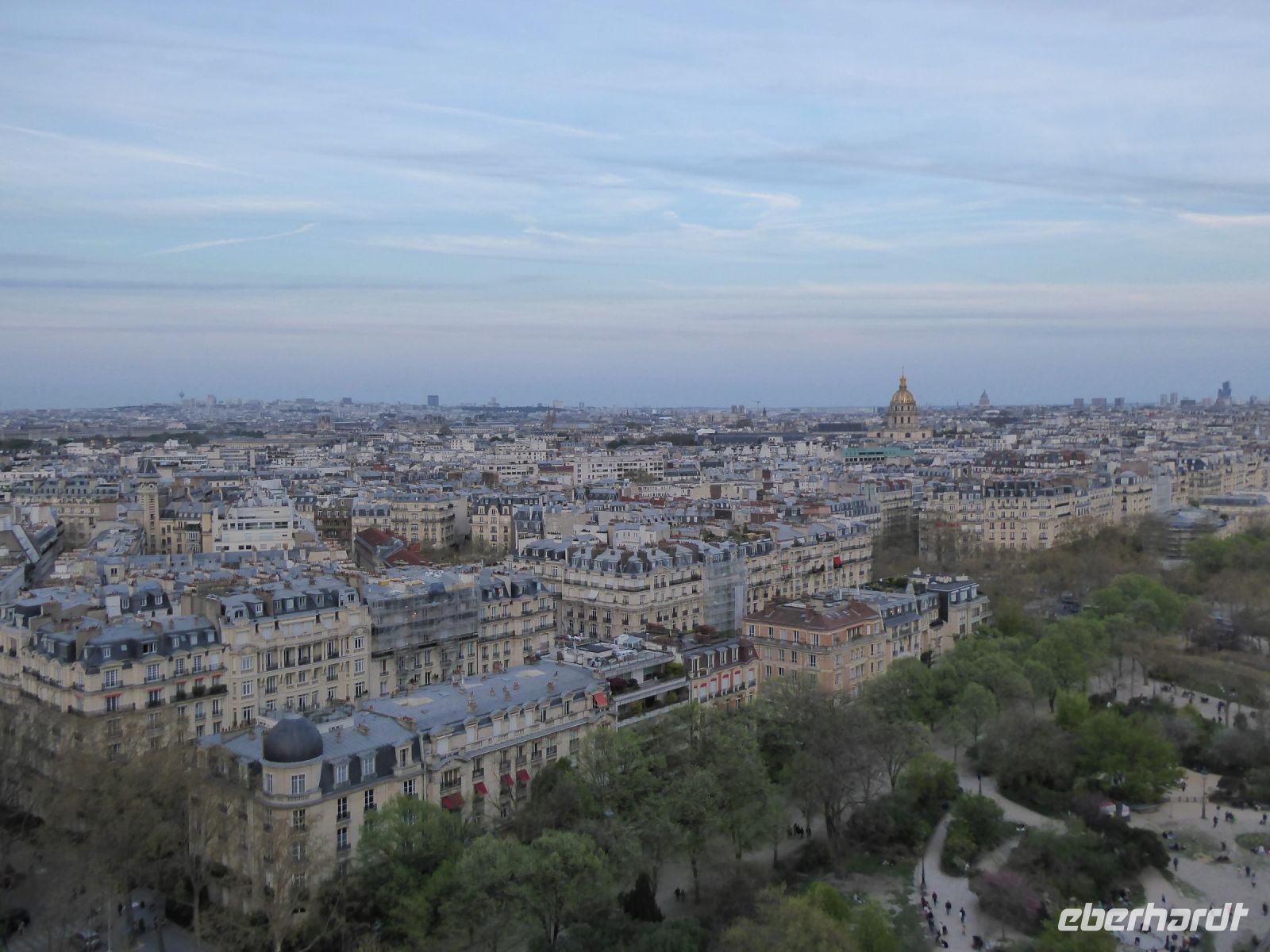 Tag 4 09.04.2023 Blick vom Eiffelturm