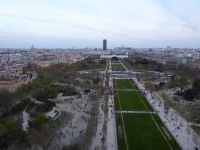 Tag 4 09.04.2023 Blick vom Eiffelturm, Champs de Mars 