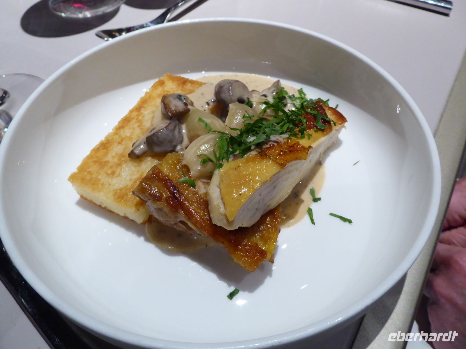 Tag 4 09.04.2023 Abendessen in Madame Brasserie auf dem Eiffelturm