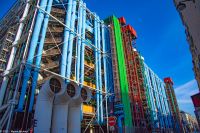 Paris - Marais Viertel - Centre Pompidou