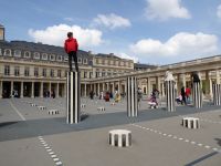 Tag 2 30.04.2023  Im Hof des Palais Royal, , Daniel Buren