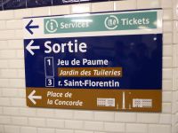 Tag 3 01.05.2023  Métro Beschilderung