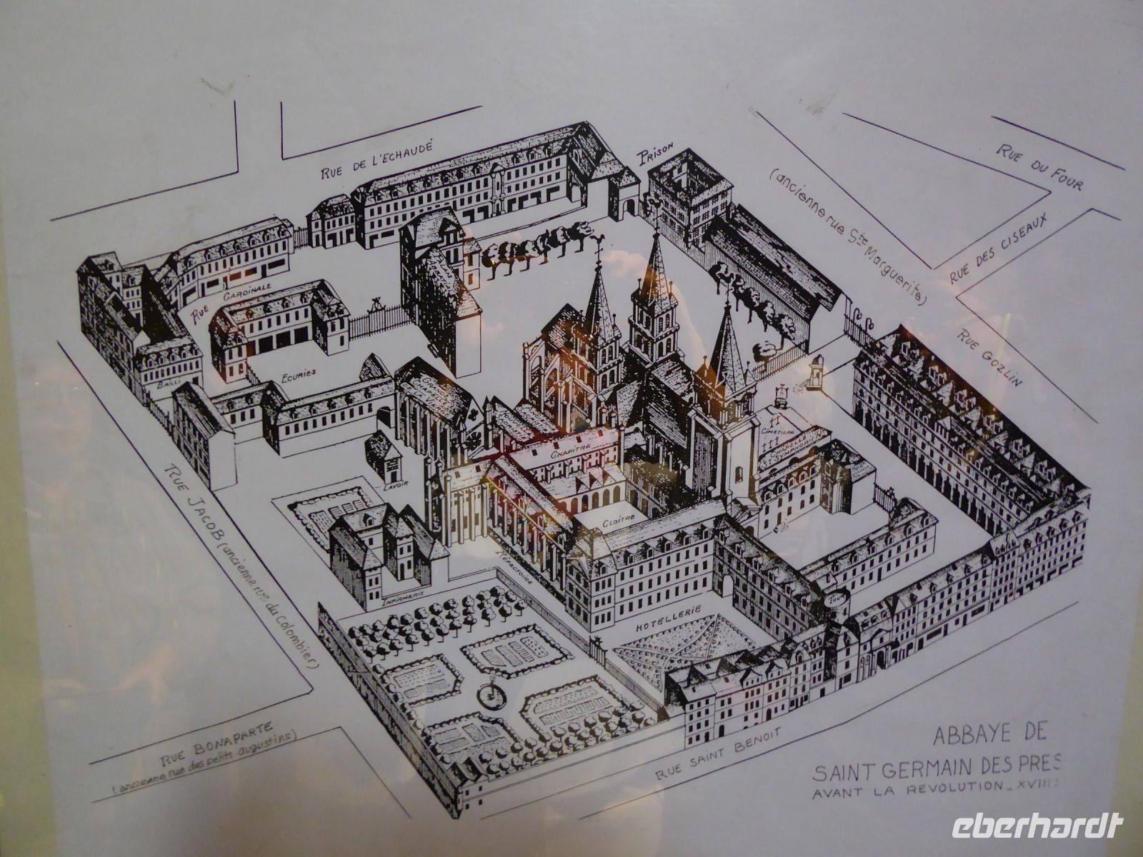 Tag 4 01.05.2023  St. Germain-des-Prés, Plan