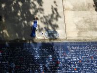 Tag 5 02.05.2023  geführter Entdeckerspaziergang über den Montmartre, Le Mur Je t´aime