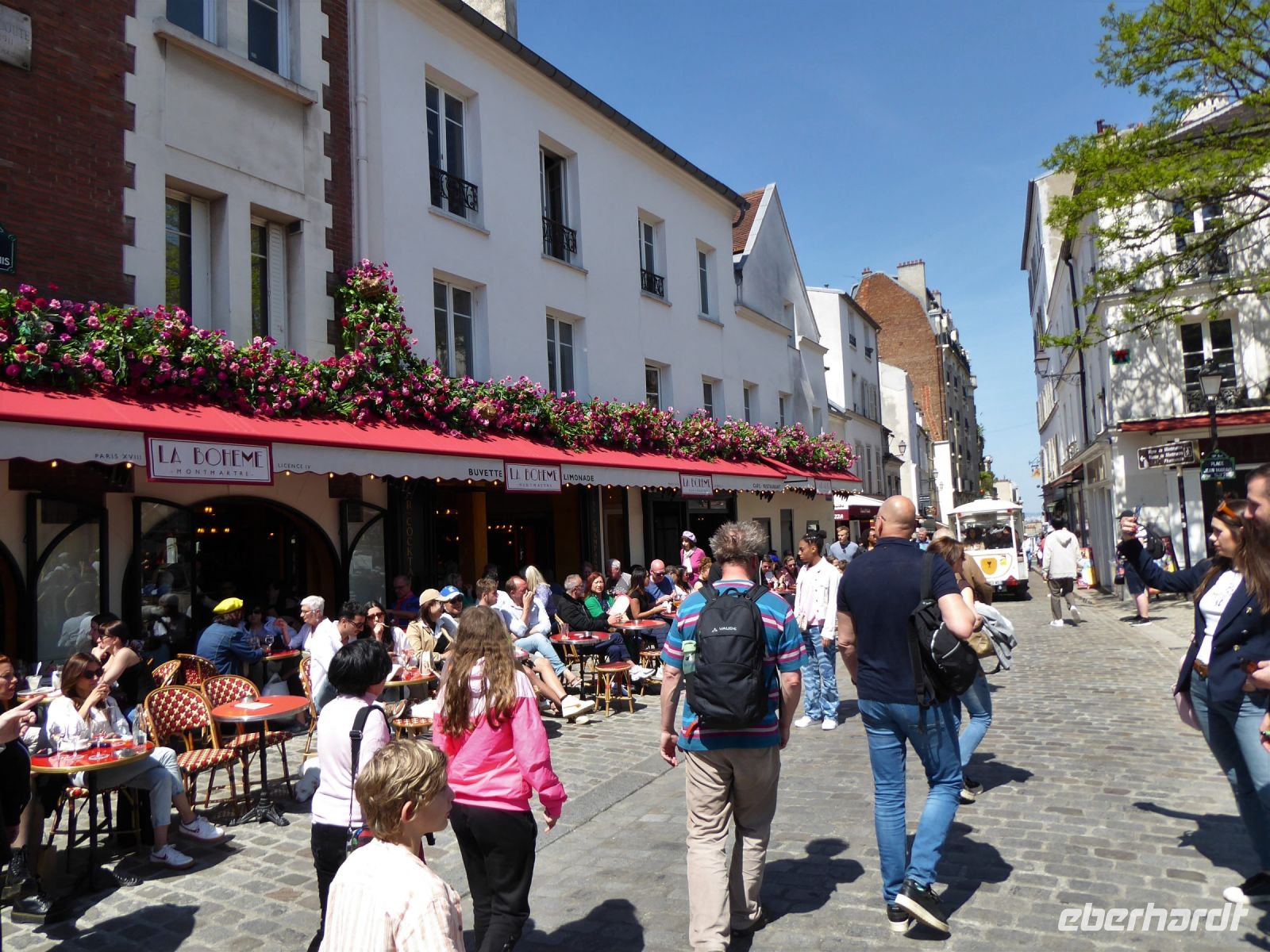 Tag 5 02.05.2023  geführter Entdeckerspaziergang über den Montmartre, Place de Tertre