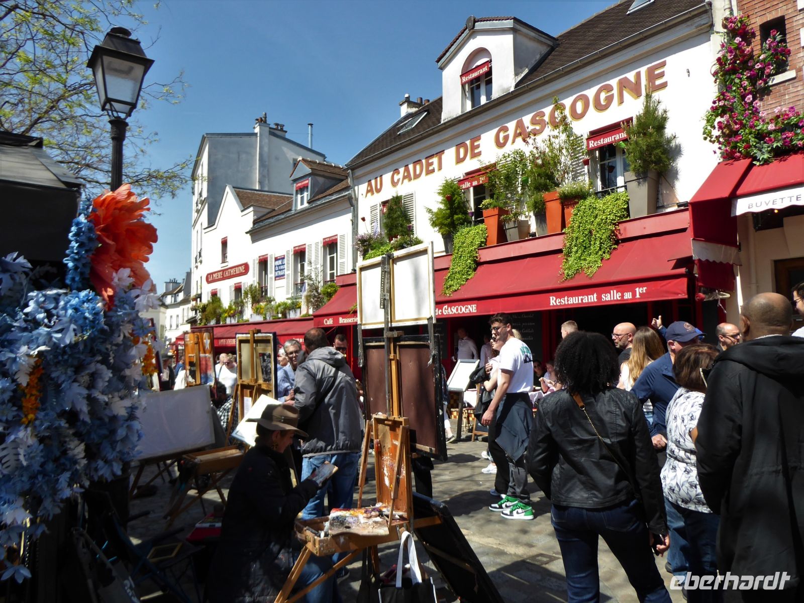 Tag 5 02.05.2023  geführter Entdeckerspaziergang über den Montmartre, Place de Tertre