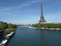 Tag 5 02.05.2023 Blick über die Seine mit Eiffelturm