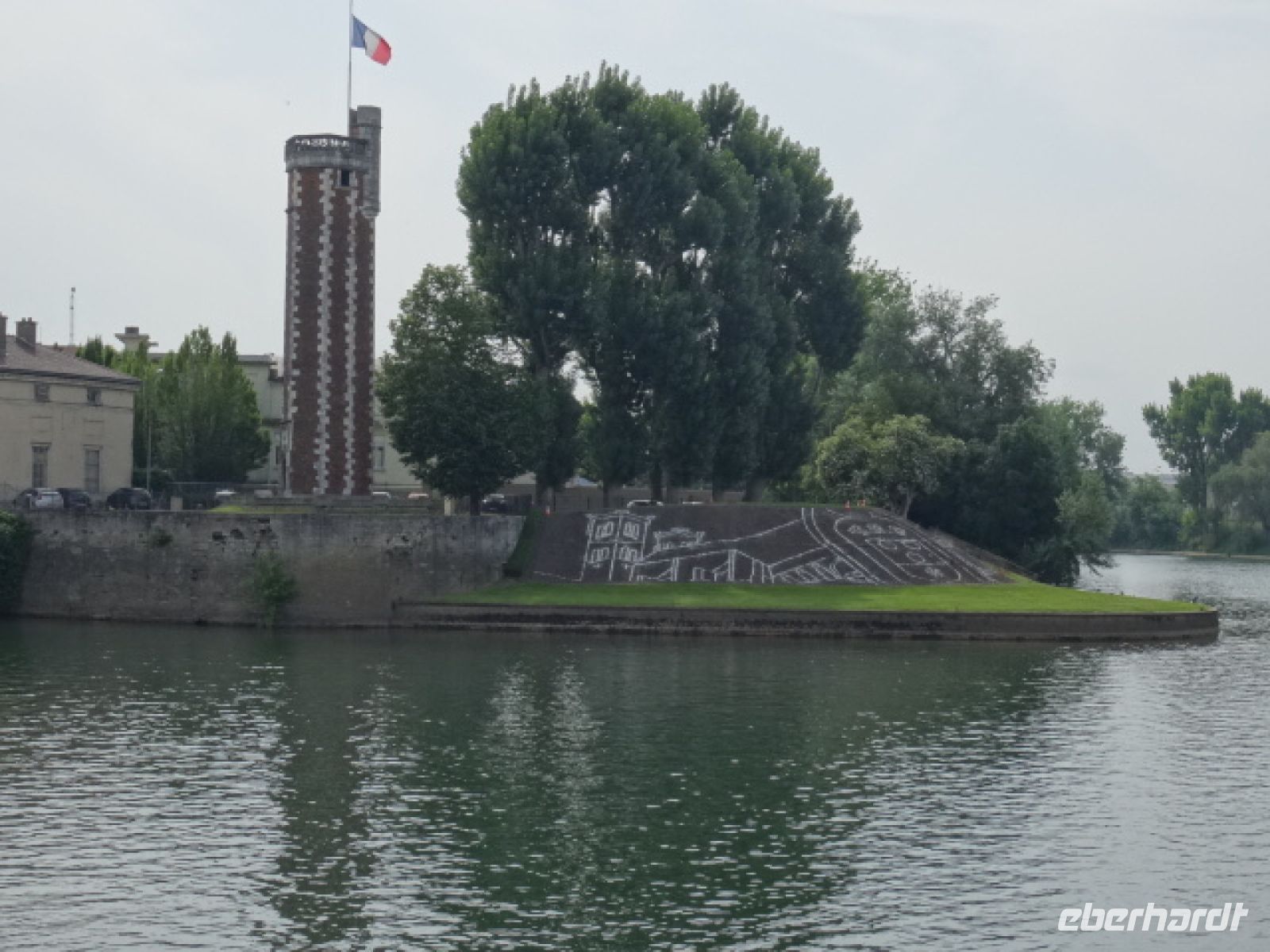 Doyenne-Turm an der Inselspitze von Saint Laurent