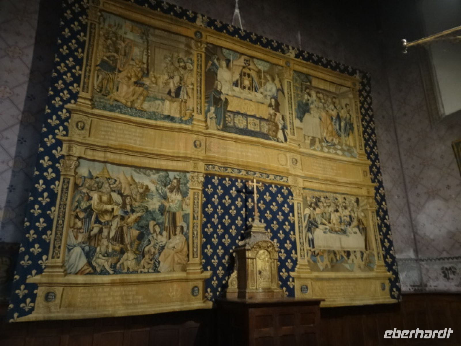 Wandteppich in der Kathedrale