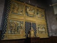 Wandteppich in der Kathedrale