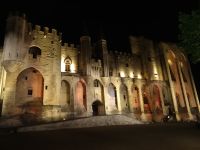 Avignon - Papstpalast bei Nacht