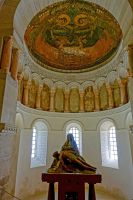 Radreise an die Loire im Mai 2023 - Apsis im Oratorium von Germigny