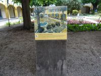 Arles - Park des ehemaligen Krankenhauses als Gemälde von Van Gogh