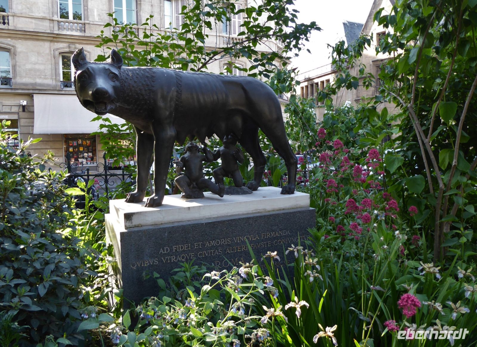Tag 1, 27.05.2023 Entdeckerspaziergang, Denkmal der Partnerstadt Rom