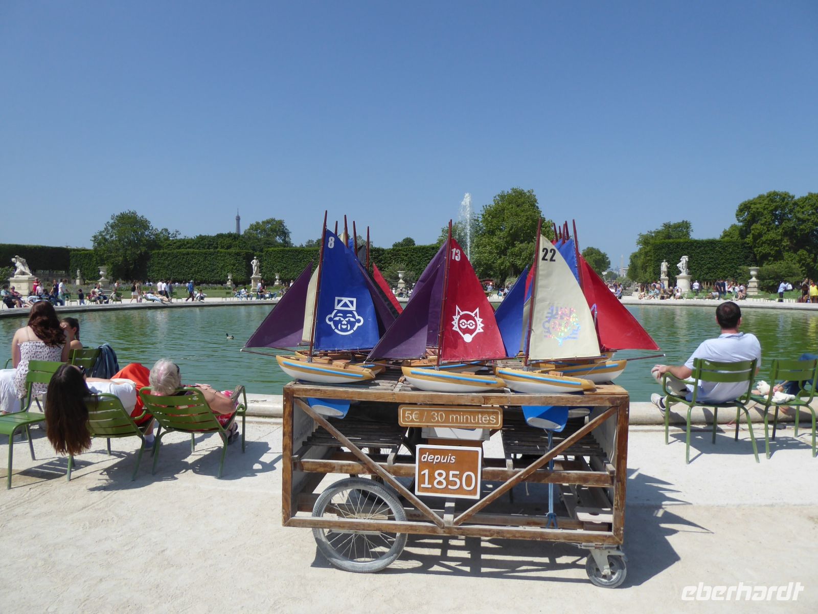 Tag 2 28.05.2023 Stadterkundung, Jardin des Tuileries