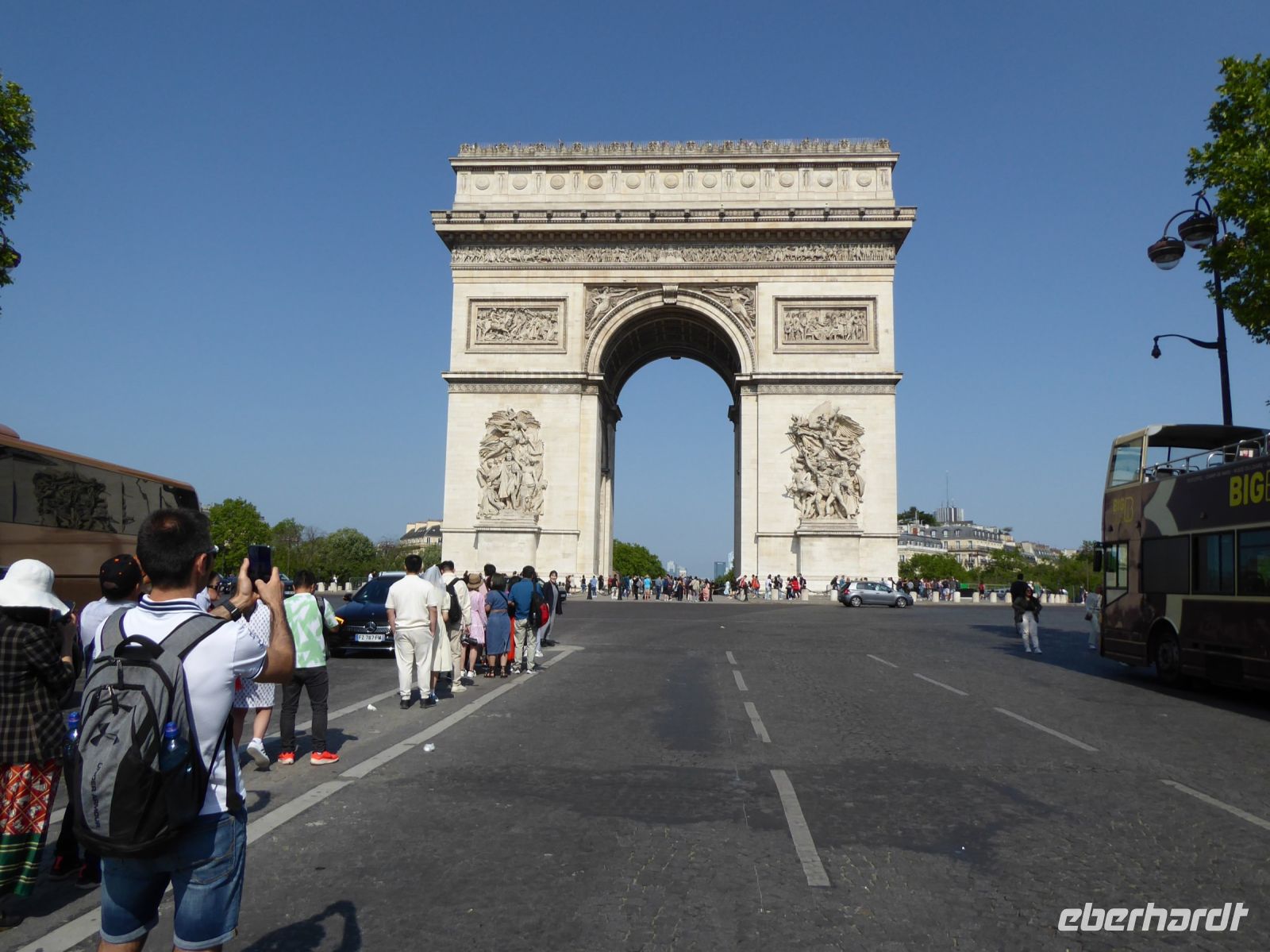 Tag 3 29.05.2023 Entdeckertour, Arc de Triomphe
