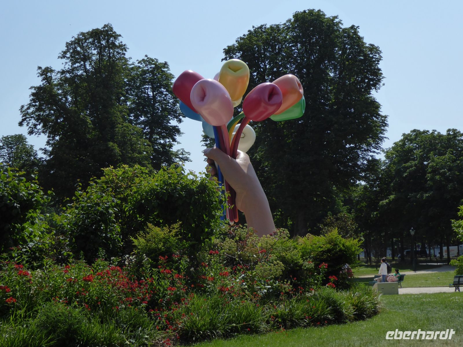 Tag 3 29.05.2023 Entdeckertour, Skulptur von Jeff Koons