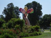 Tag 3 29.05.2023 Entdeckertour, Skulptur von Jeff Koons