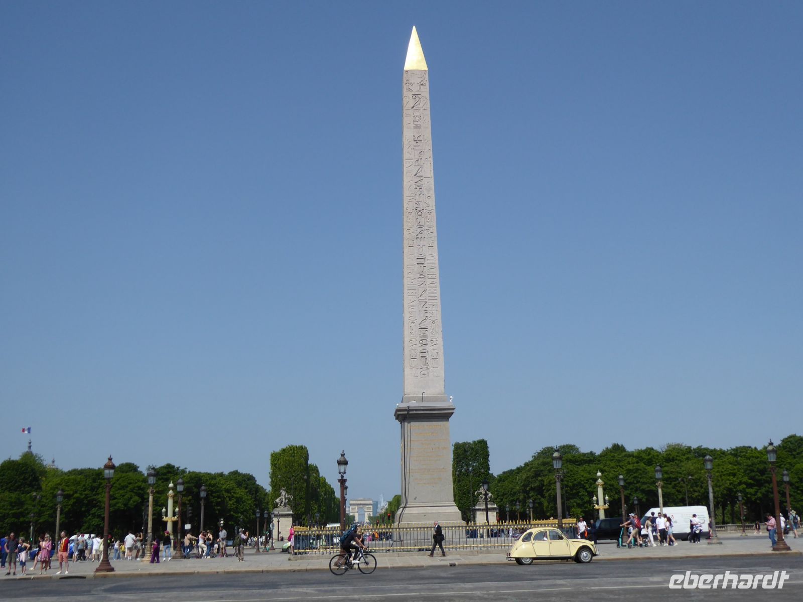 Tag 3 29.05.2023 Entdeckertour, Place de la Concorde mit Obelisk