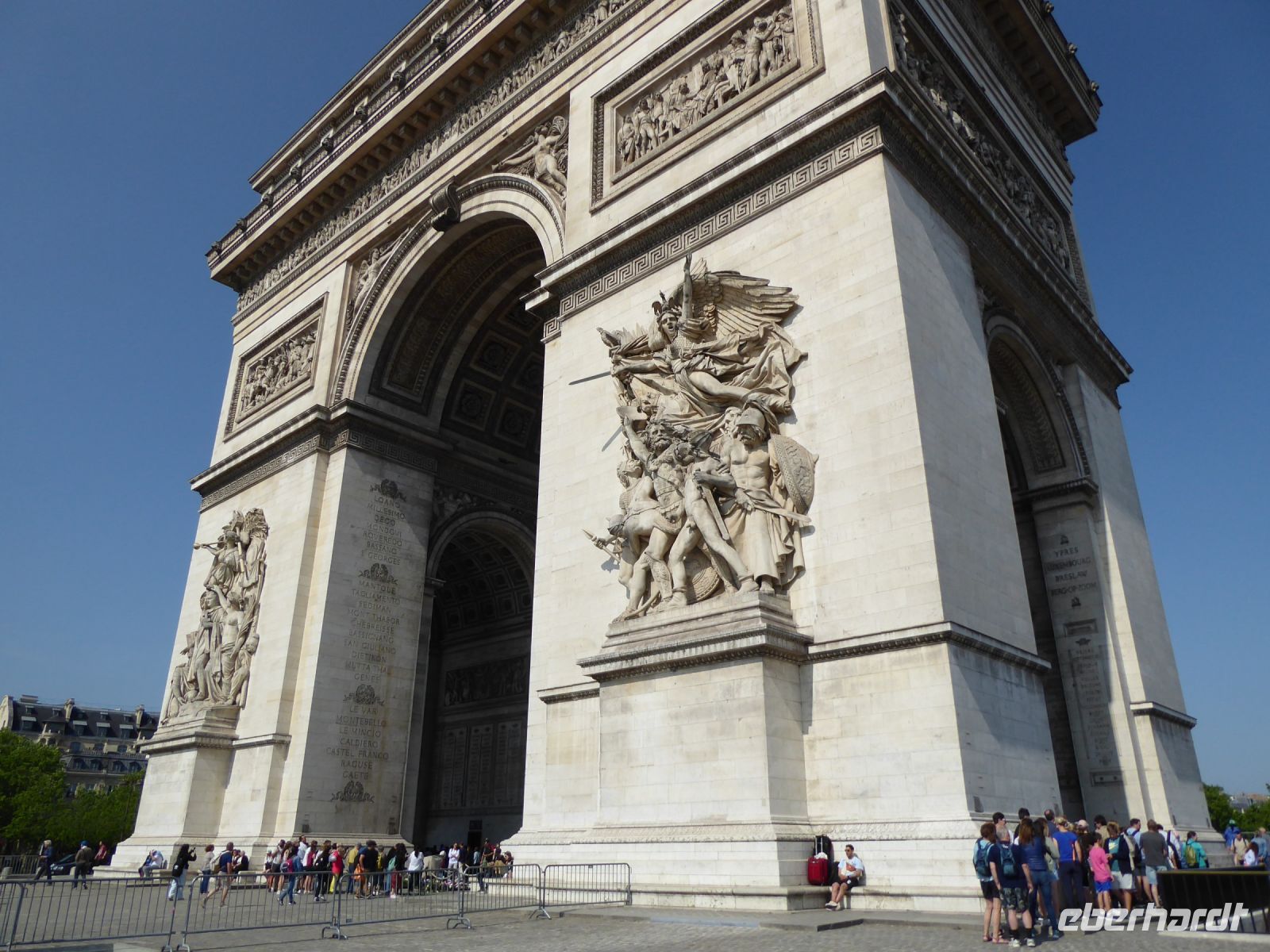 Tag 3 29.05.2023 Entdeckertour, Arc de Triomphe