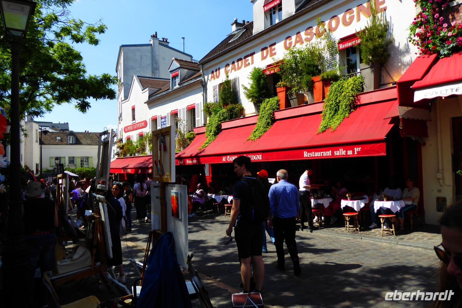 Tag 5  31.05.2023 Spaziergang auf dem Montmartre, Place de Tertre