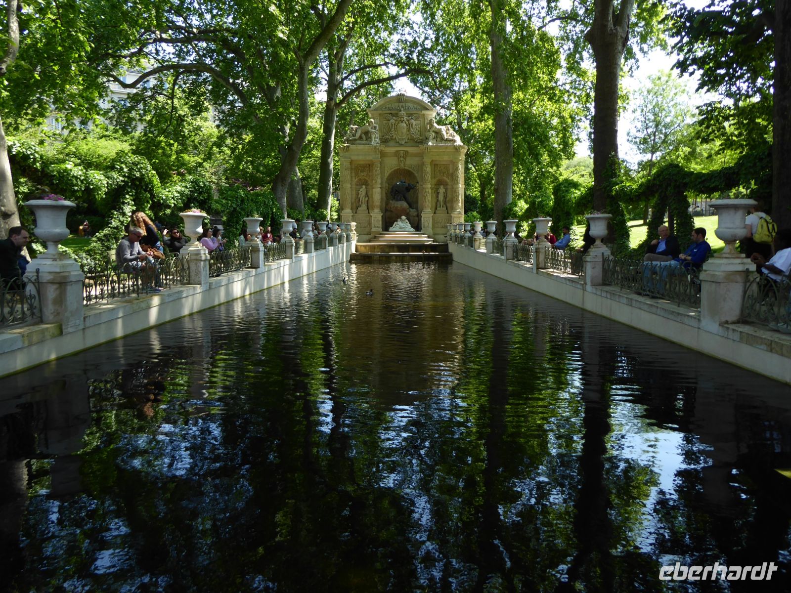 Tag 6 01.06.2023 Jardin de Luxembourg, Medici Brunnen