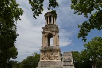 Reste einer der antiken Stadt Glanum