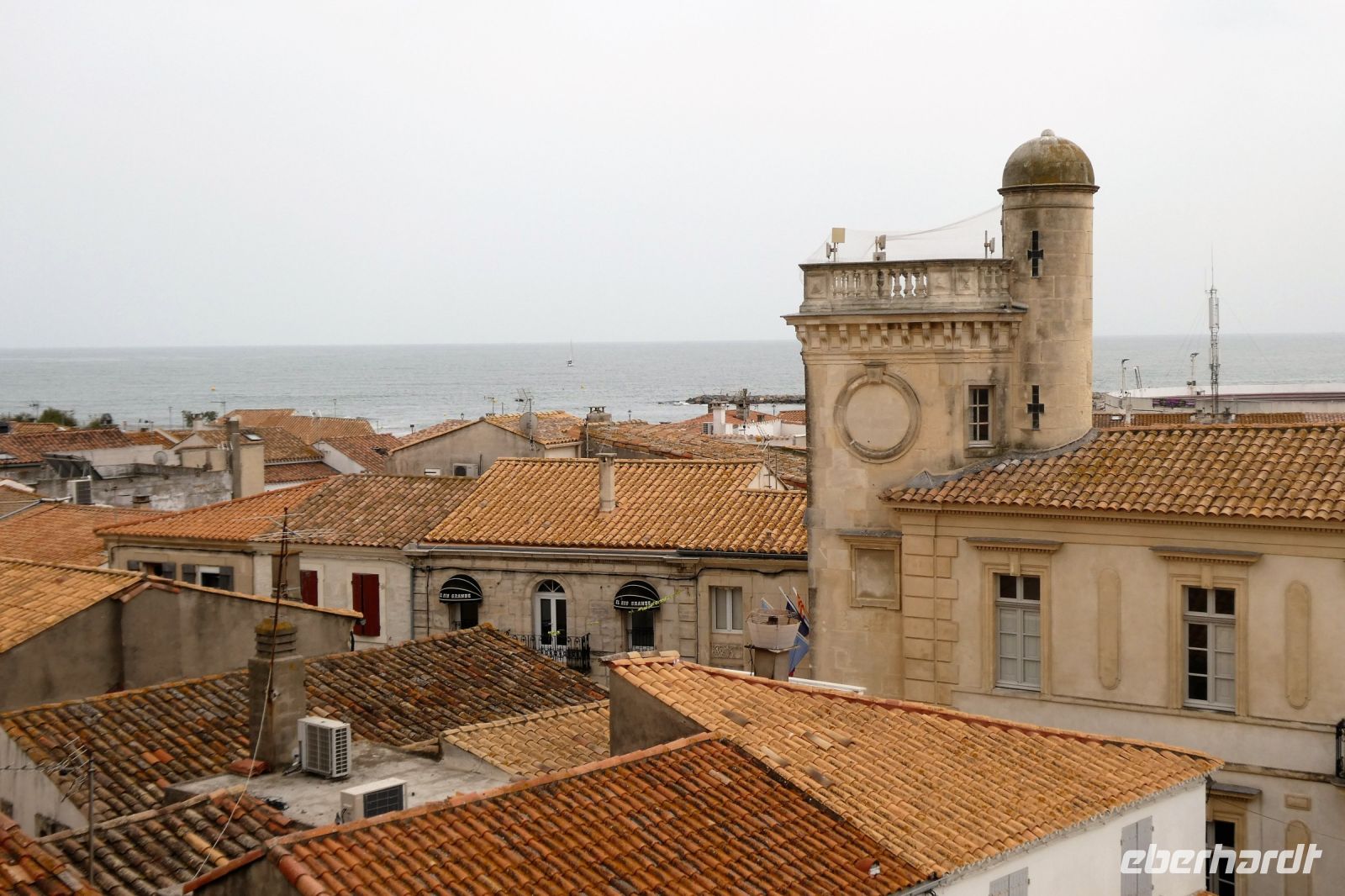Blick auf Saintes Maries-de-la-Mer