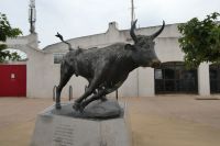 geballte Kraft vor der Stierkampfarena