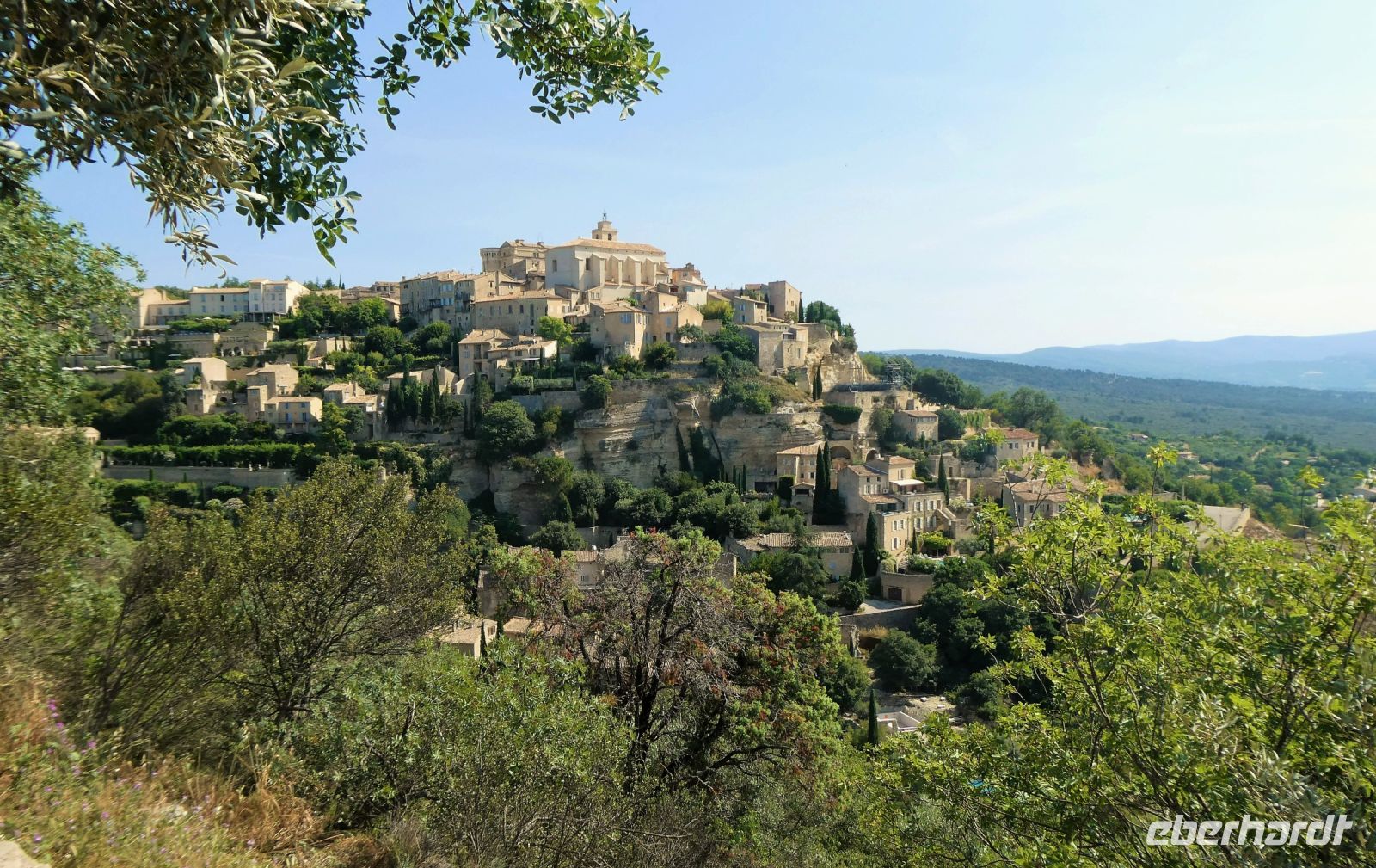 Blick zum Dorf Gordes