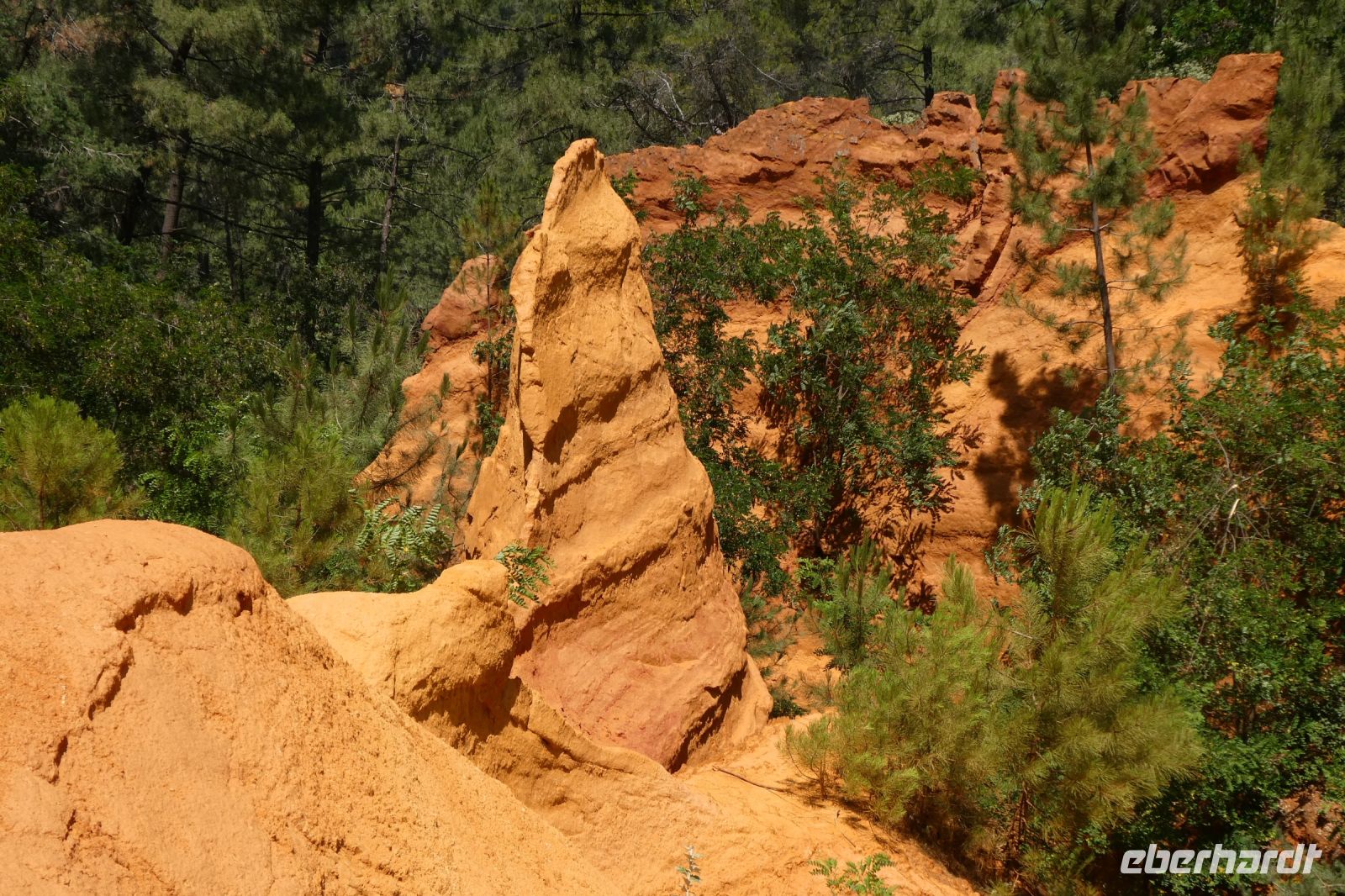Steingebilde von der Natur geformt